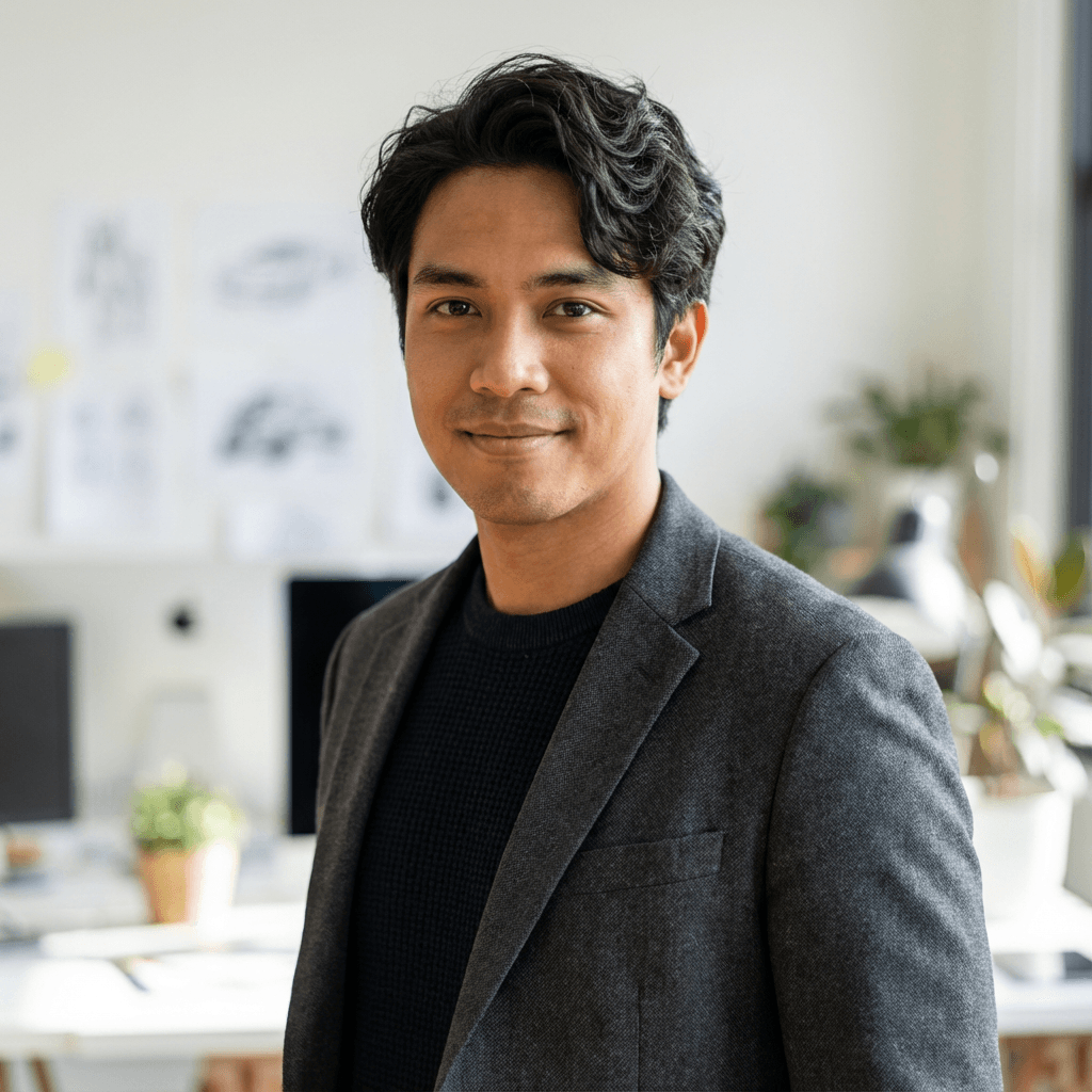 Marcus Chen in a studio